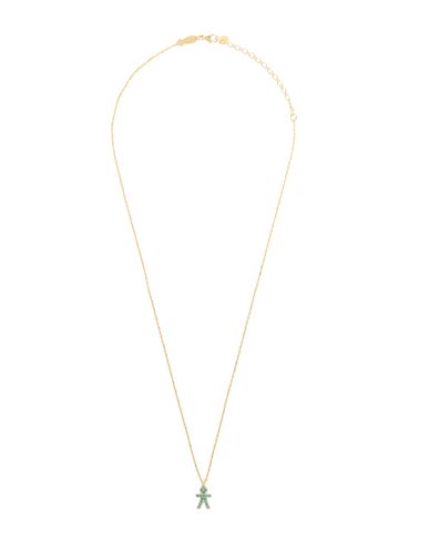 Kurshuni Boy Necklace Woman Necklace Gold Size - 925/1000 Silver, Cubic Zirconia