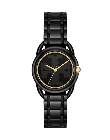 TORY BURCH TORY BURCH THE MILLER WOMAN WRIST WATCH BLACK SIZE - STAINLESS STEEL