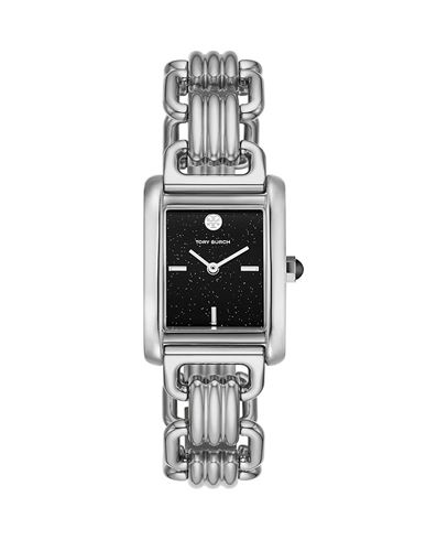 TORY BURCH TORY BURCH THE ELEANOR WOMAN WRIST WATCH SILVER SIZE - STAINLESS STEEL
