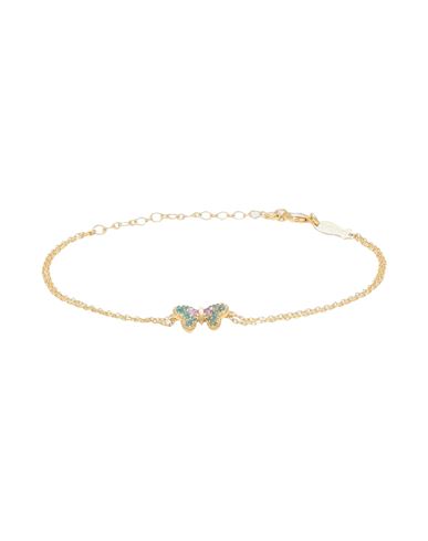 Kurshuni Butterfly Bracelet Woman Bracelet Gold Size - 925/1000 Silver, Cubic Zirconia