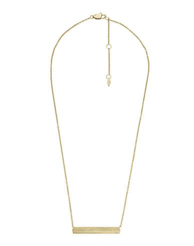 Fossil Harlow Woman Necklace Gold Size - Stainless Steel, Crystal