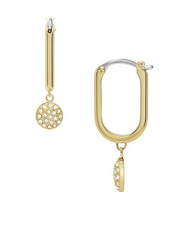 Fossil Sadie Woman Earrings Gold Size - Stainless Steel, Glass