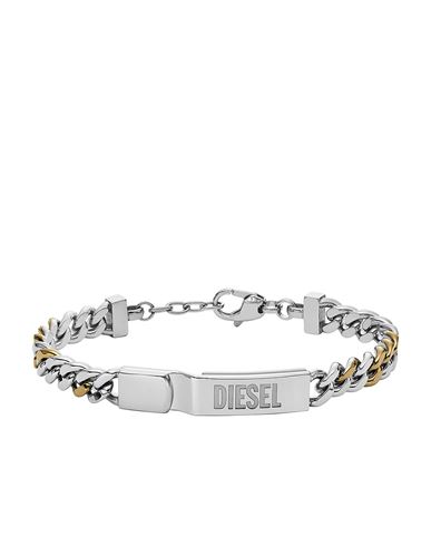 Diesel Steel Man Bracelet Silver Size - Stainless Steel