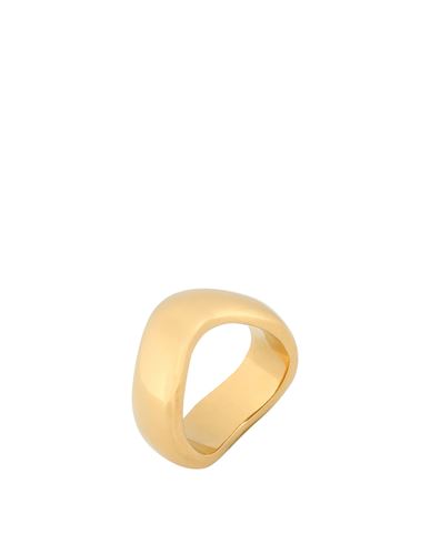 Shyla Rocco-ring Woman Ring Gold Size 9.25 Brass, 916/1000 Gold Plated