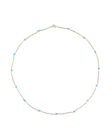 Shyla Venus-necklace Woman Necklace Azure Size - 925/1000 Silver, 916/1000 Gold Plated