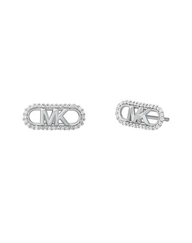 Michael Kors Premium Woman Earrings Silver Size - 925/1000 Silver, Crystal