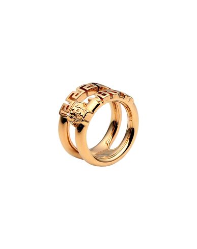 Versace Man Ring Gold Size 9.5 Metal