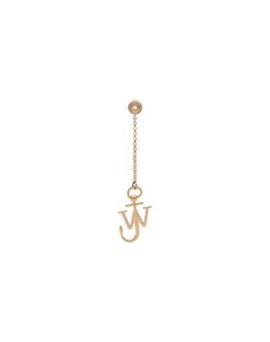 Shop Jw Anderson Woman Single Earring Gold Size - Metal
