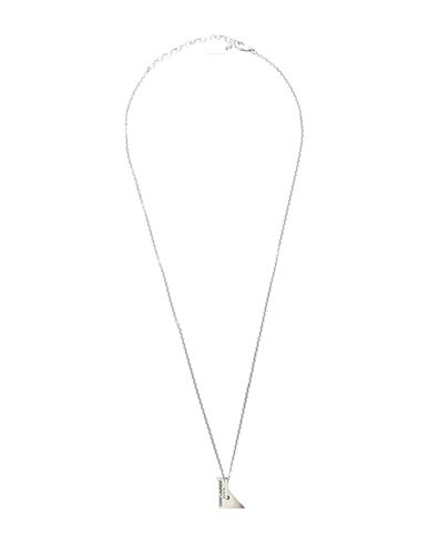 Saint Laurent Woman Necklace Silver Size - Metal