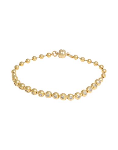 Luv Aj Woman Bracelet Gold Size - Brass, Cubic Zirconia