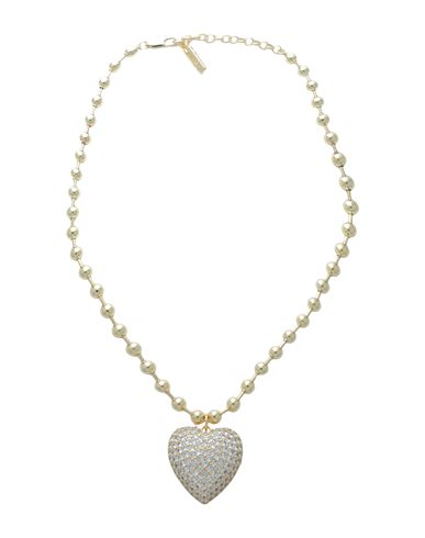 Luv Aj Woman Necklace Gold Size - Brass, Cubic Zirconia