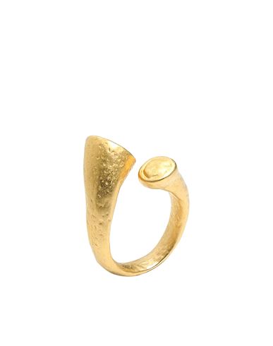 Dsquared2 Man Ring Gold Size L Brass
