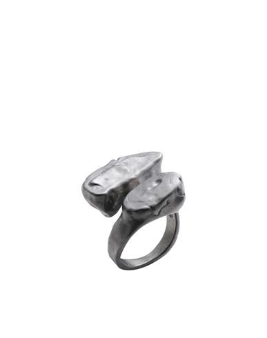 Dsquared2 Man Ring Silver Size L Brass
