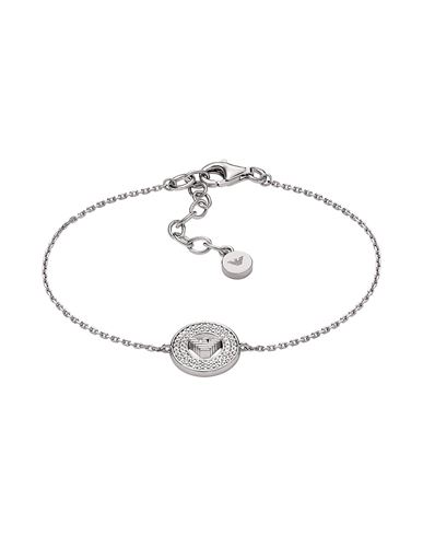 Emporio Armani Woman Bracelet Silver Size - 925/1000 Silver, Crystal