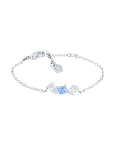 Shop Swarovski Mesmera Bracelet, Mixed Cuts, Blue, Rhodium Plated Woman Bracelet Silver Size M Rhodium-pl