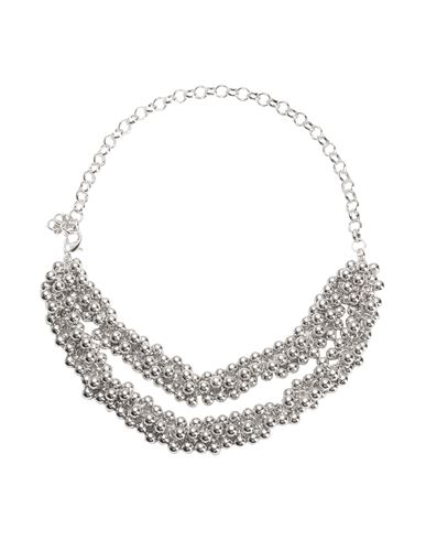 8 By Yoox Multiple Spheres Necklace Woman Necklace Silver Size - Iron