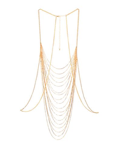 8 By Yoox Chains Body Jewel Top Woman Body Jewel Gold Size - Iron, Zinc Alloy