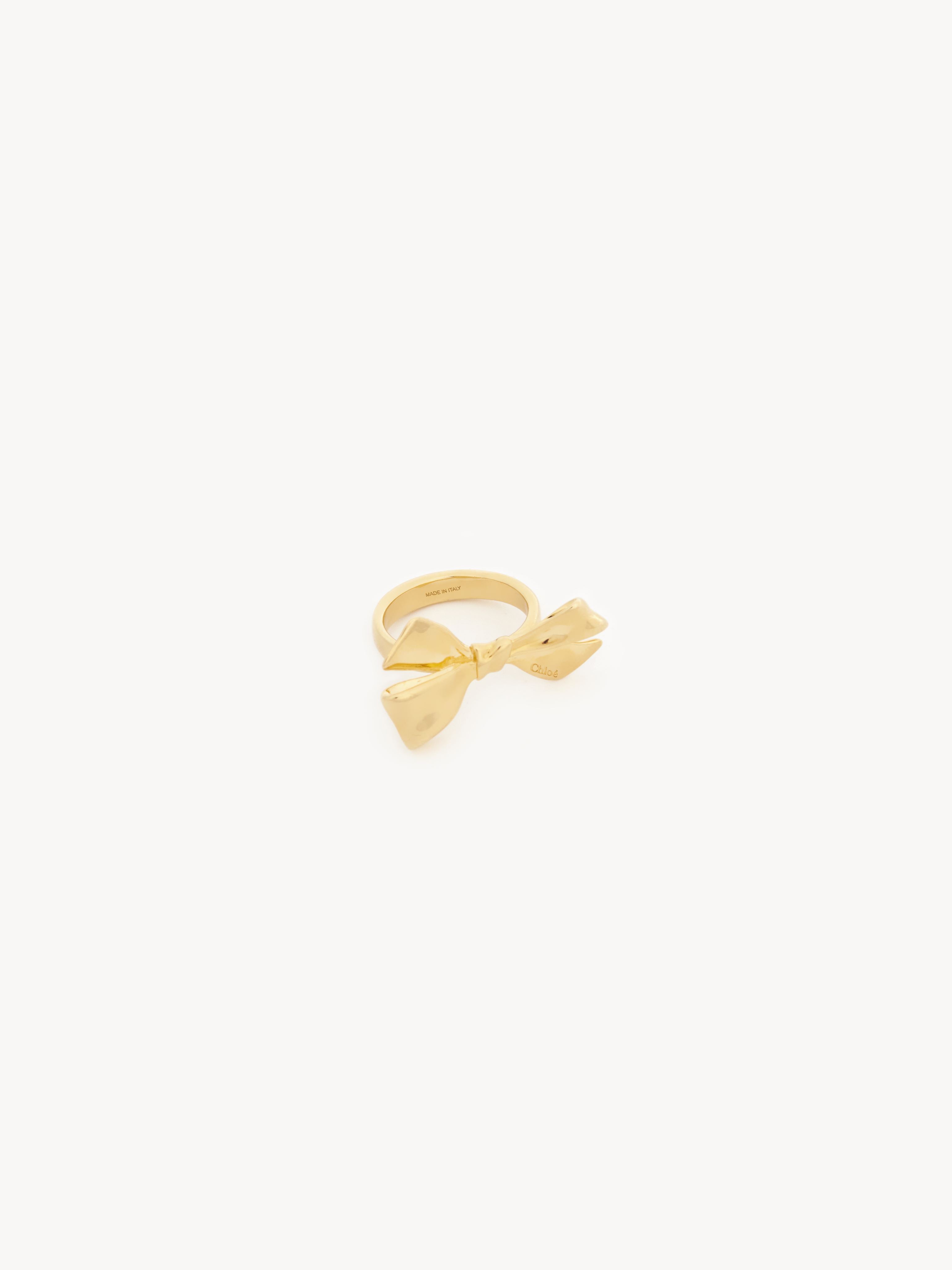 Chloé Lacey Ring Gold Size N 100% Brass | ModeSens