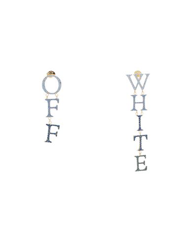 OFF-WHITE OFF-WHITE WOMAN EARRINGS GOLD SIZE - BRASS, CRYSTAL