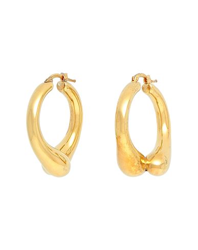 Jil Sander Woman Earrings Gold Size - 925/1000 Silver