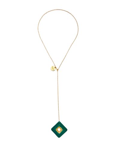 Marni Woman Necklace Dark Green Size - Metal