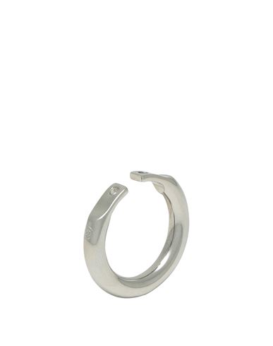 Mm6 Maison Margiela Woman Ring Silver Size 10 Brass