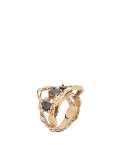 Shop Voodoo Jewels Woman Ring Gold Size 8.5 Bronze, Hardstone