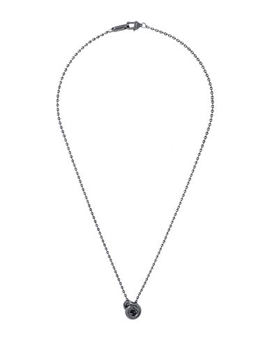 Emporio Armani Man Necklace Lead Size - Stainless Steel In Gray