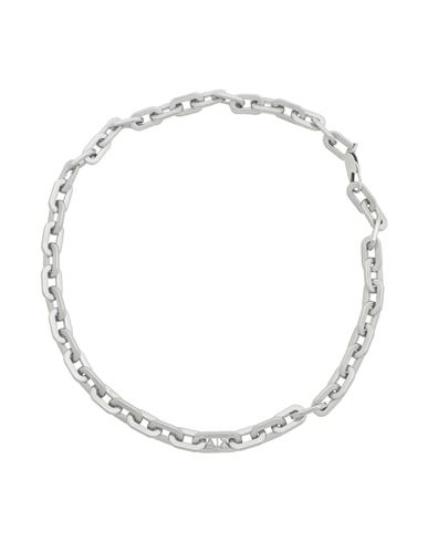 Shop Armani Exchange Necklace Silver Size - Stainless Steel