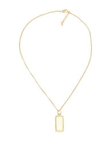 Shop Diesel Man Necklace Gold Size - Stainless Steel