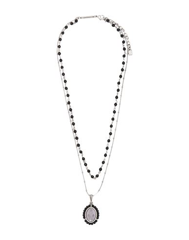 Dsquared2 Woman Necklace Silver Size - Metal, Resin