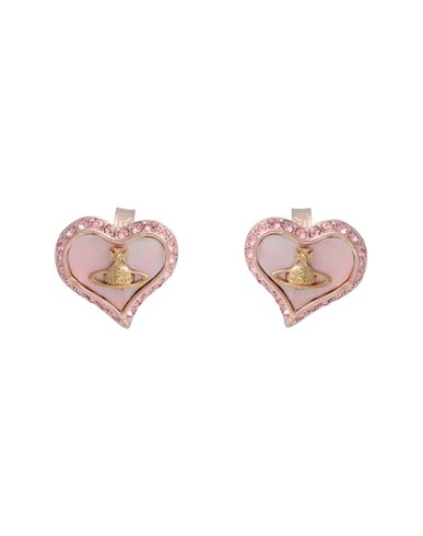 Vivienne Westwood Woman Earrings Pink Size - Brass