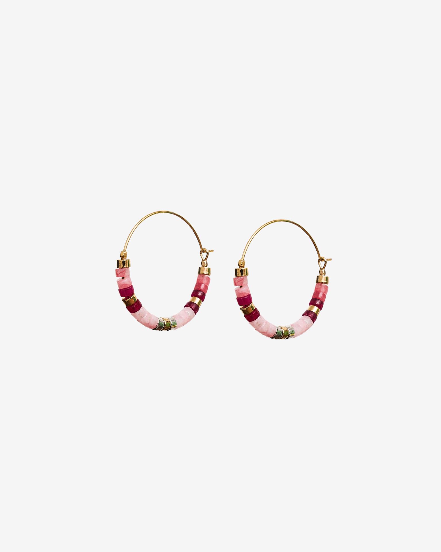 ISABEL MARANT, PENDIENTES PERFECTLY - Mujer - Rosa