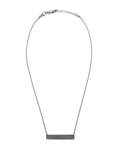 Brunello Cucinelli Woman Necklace Steel Grey Size - 925/1000 Silver