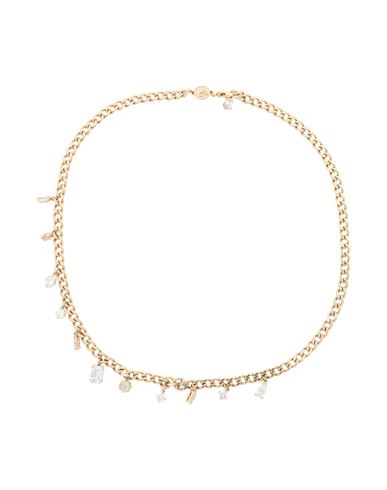 Dextera Necklace, Mixed Cuts, White, Gold-tone Plated Woman Necklace Gold Size - Swarovski Crystal, Metal