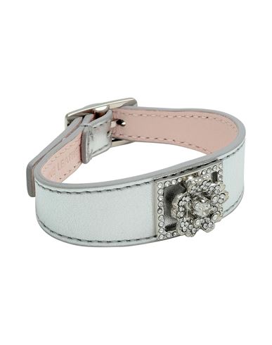 Shop Roger Vivier Woman Bracelet Silver Size - Leather