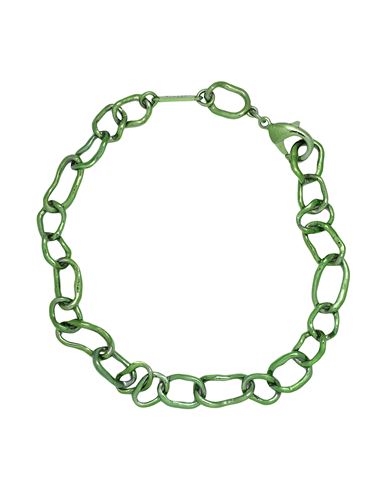Shop Collina Strada Woman Necklace Green Size - Metal