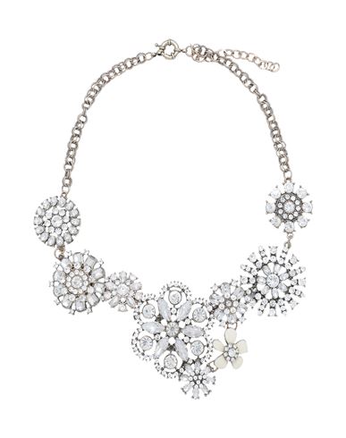 Shop Je T'aime Woman Necklace Silver Size - Metal