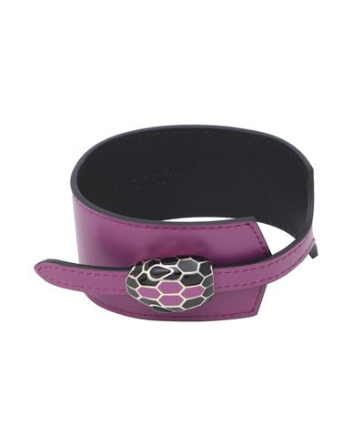 Bulgari Woman Bracelet Purple Size - Textile Fibers