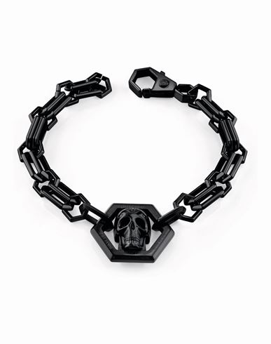 Philipp Plein Plein Icon Chain Bracelet Man Bracelet Black Size Onesize Stainless Steel