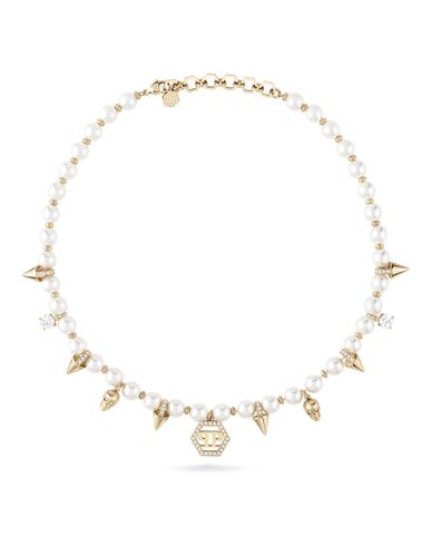 Philipp Plein Rhapsody Crystal Necklace Woman Necklace Gold Size Onesize Stainless Steel