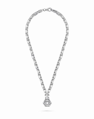 Philipp Plein Plein Icon Chain Necklace Man Necklace Silver Size Onesize Stainless Steel