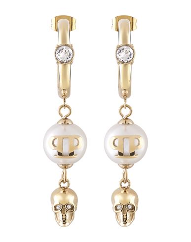 Philipp Plein Rhapsody Crystal Dangle Earrings Woman Earrings Gold Size Onesize Stainless Steel