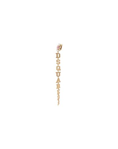 Dsquared2 Woman Single Earring Gold Size - Metal