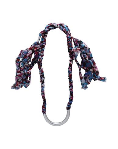 Isabel Marant Woman Necklace Midnight Blue Size - Textile Fibers, Metal