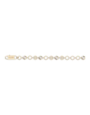 Shop Philipp Plein Hexagon Lux Crystal Hexagon Chain Bracelet Woman Bracelet Gold Size Onesize Stainless