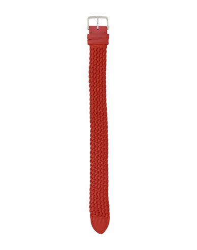 Shop Tom Ford Leather Strap Watch Accessory Red Size - Calfskin