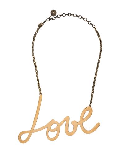 Shop Lanvin Woman Necklace Gold Size - Metal