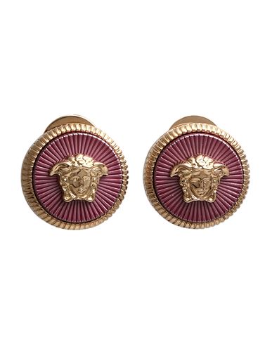Versace Woman Earrings Mauve Size - Metal In Purple