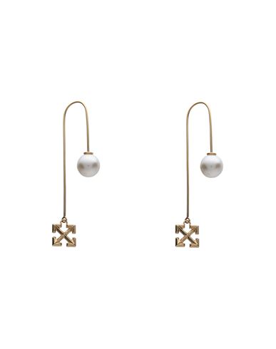 Off-white Woman Earrings Gold Size - Brass, Glass
